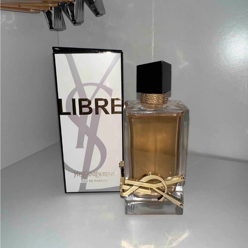 Yves Saint Laurent Libre Perfume with Black and Gold Accents